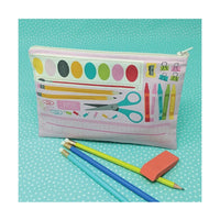 School Supply Zipper Pouch ~ Cut, Sew, Create Kit