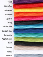 By Annie ~ Lightweight Mesh Fabric ~ 18" x 54" ~ Assorted Colours