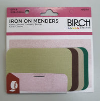 Iron on Menders ~ 4 Colours