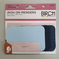 Iron on Menders ~ 4 Colours