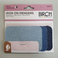 Iron on Menders ~ 4 Colours
