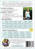 Sweet Summertime ~ Peplum & Dress