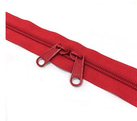 Double-Slide Handbag Zipper (Size #5)  110cm (43")