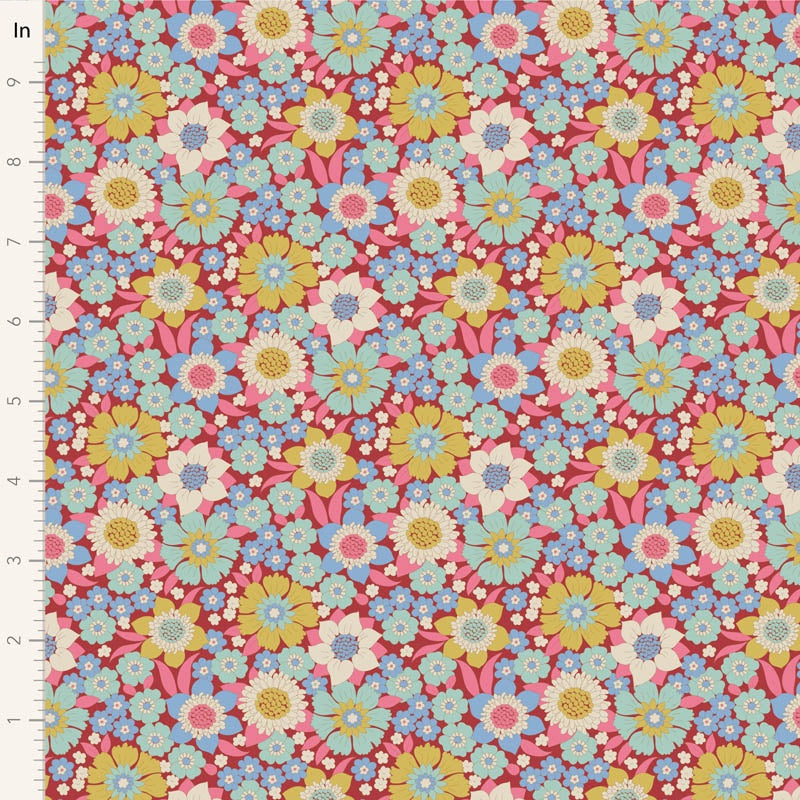 Wallflower ~ Lauren BURGUNDY 100602