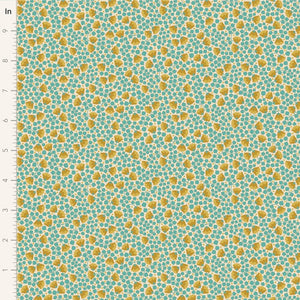Wallflower ~ Bellflower TEAL 110126