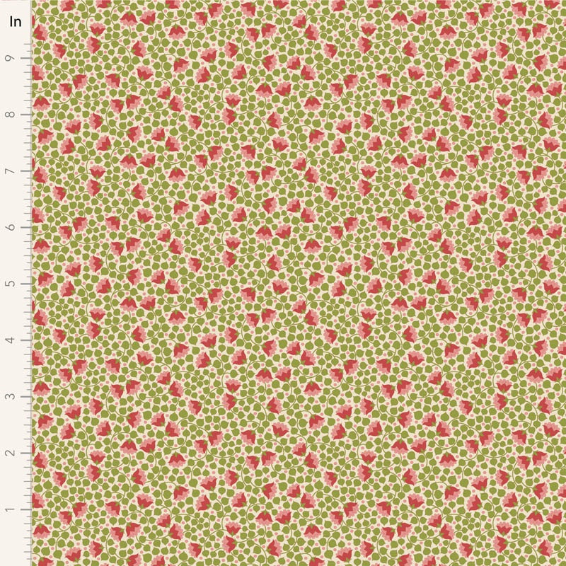 Wallflower ~ Bellflower GREEN 110128