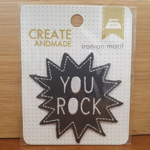 Iron-On Motif ~ YOU ROCK