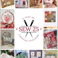 Sew 25 ~ A Year Of Creative Stitching Pattern Box