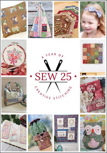 Sew 25 ~ A Year Of Creative Stitching Pattern Box