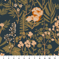 Wild Cottage Flowers ~ 90699 NAVY MULTI