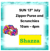 Zipper Purse and Scrunchies