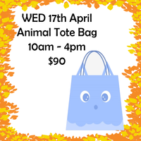 Animal Tote Bag  ~ WED 17th April