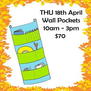Wall Pockets ~ THU 18th April