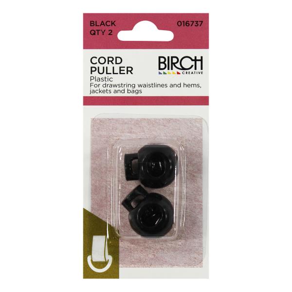 Cord Puller Round 2pcs  ~ Assorted Colours