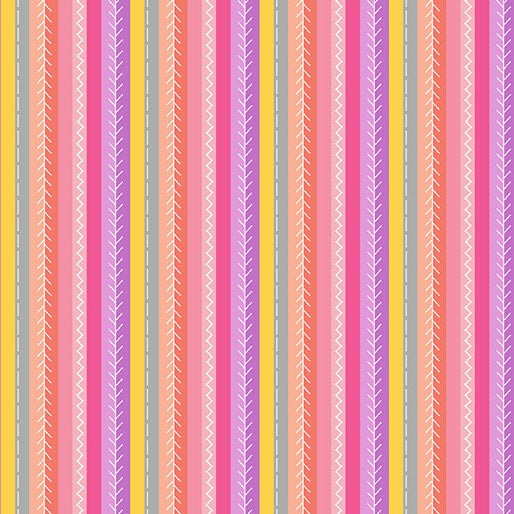 Sew Bloom ~ Pink Mini Stripe 8822