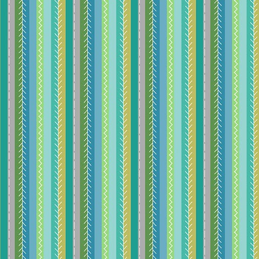 Sew Bloom ~ Blue Mini Stripe 8884