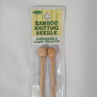 3mm ~ Bamboo Knitting Needles