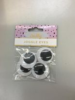 30mm Joggle Eyes ~ 4pc
