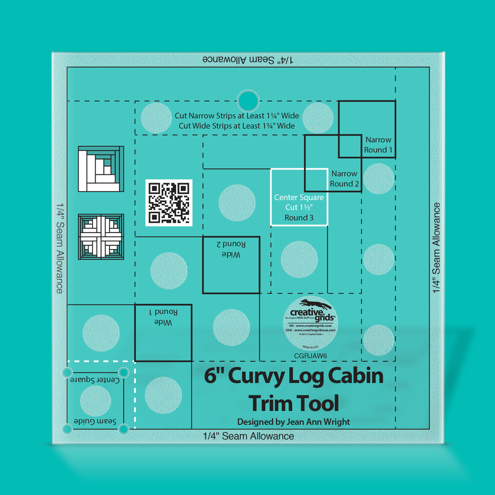 Non-Slip 6” Curvy Log Cabin Trim Tool