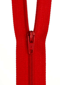 10" Dress Zip ~ Atom Red