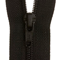 6" Dress Zipper ~ Black