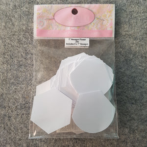 1" Hexagon Flower Petals ~ EPP Paper Template 116pc