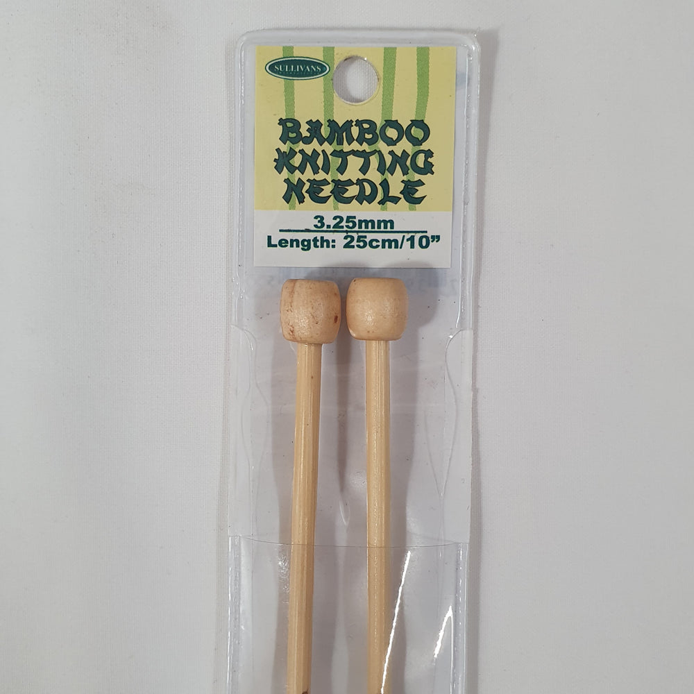 3.25mm ~ Bamboo Knitting Needles
