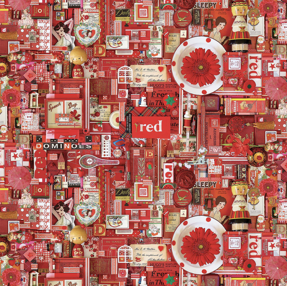 Colour Collage ~ RED