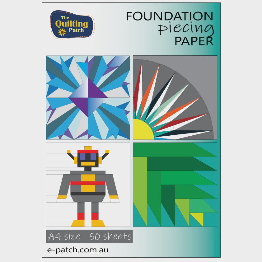 Foundation Piecing Paper ~ A4 50 Sheets 48.8gsm