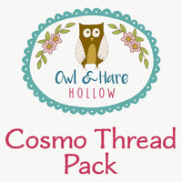 Cosmo Thread Pack for Owl & Hare Hollow Quilt  - Homespun BOM 2023