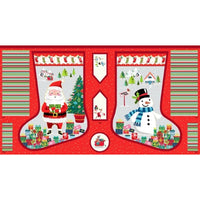 Santa Express Stocking Panel