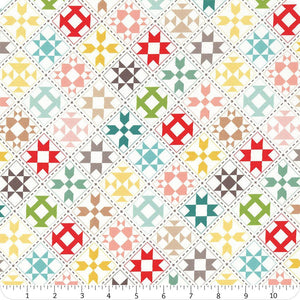 My Happy Place ~ Quilt Blocks ~ Home Decor Fabric