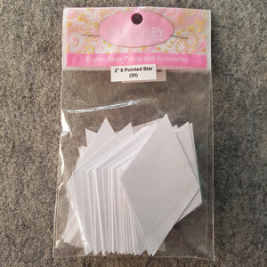 2" Six Point Star ~ EPP Paper Template 100pc