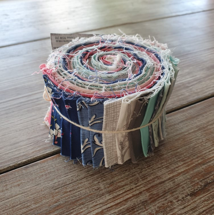Blue/Pink/Grey Jelly Roll Pack 28pc