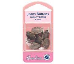 Jeans Buttons ~ 6pc