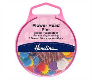 Flower Head Pins ~ 60pc