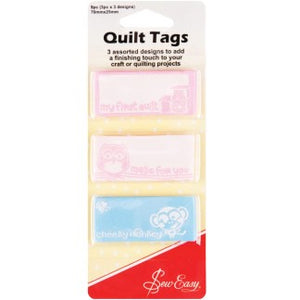 Quilt Tags ~ 9pc