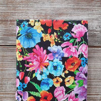 Daydreaming ~ Rainbow Floral BLACK