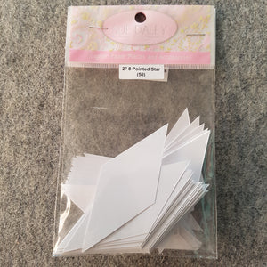 2" Eight Point Star ~ EPP Paper Template 100pc