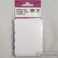 Iron-On Name Tag Labels ~ 30pc