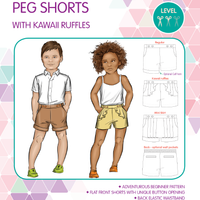 Peg Shorts ~ with Kawaii Ruffles