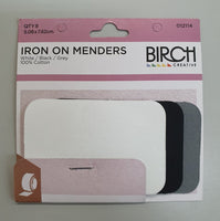 Iron on Menders ~ 4 Colours
