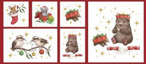Little Aussie Christmas Animals Panel