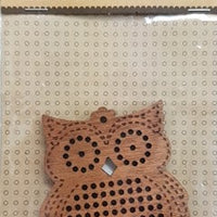 Wooden Cross Stitch Frame ~ Owl