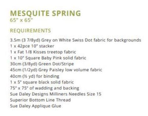 Mesquite Spring ~ Quilt Kit