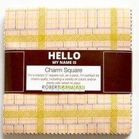 Hello My name is ~ 5inch Charm Square 42pc