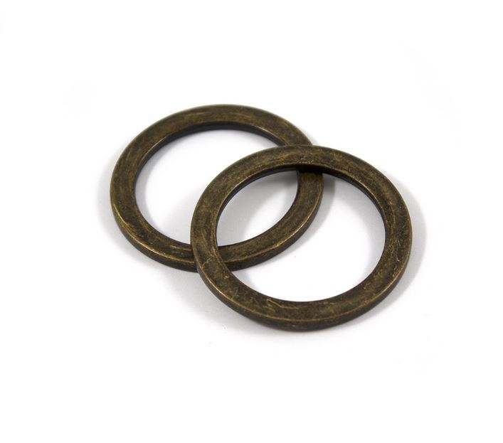 O Ring - Antique Brass