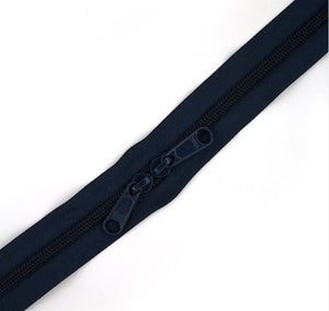 Double-Slide Handbag Zipper (Size #5)  110cm (43")