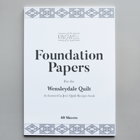 Wensleydale Quilt ~ Foundation Papers