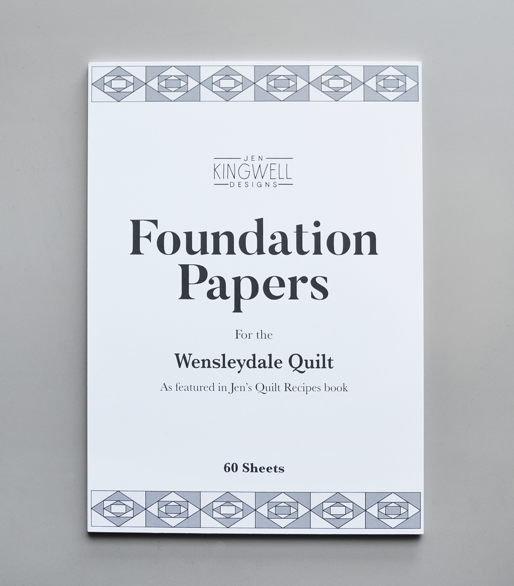 Wensleydale Quilt ~ Foundation Papers